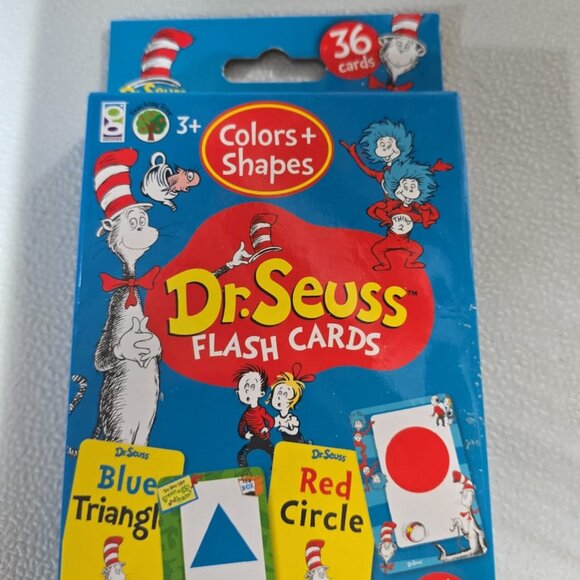 NEW/UNUSED Dr. Seuss Flash Cards 3+ Toddler Children Home School Game Flash Card - Picture 1 of 2